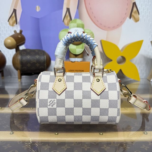 Louis vuitton original damier azur nano speedy N40918
