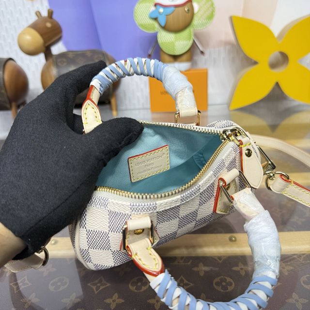 Louis vuitton original damier azur nano speedy N40918