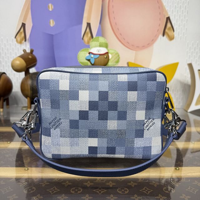 Louis vuitton original denim nil city bag M28606 blue