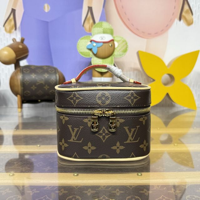 Louis vuitton original monogram canvas nice nano bijoux M15354