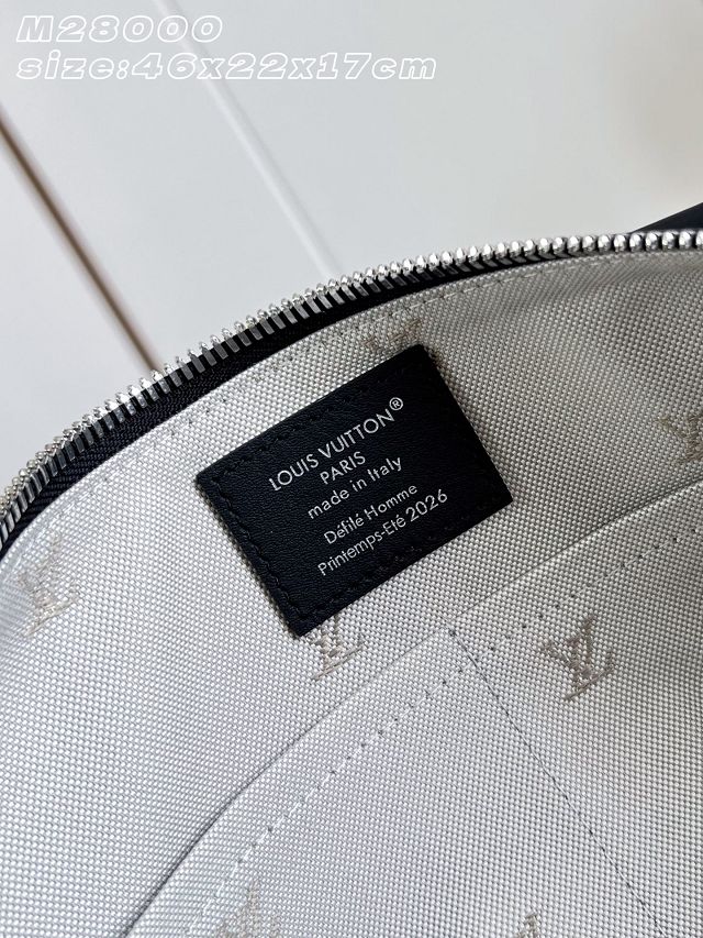 Louis vuitton original calfskin needle bag M28000 black