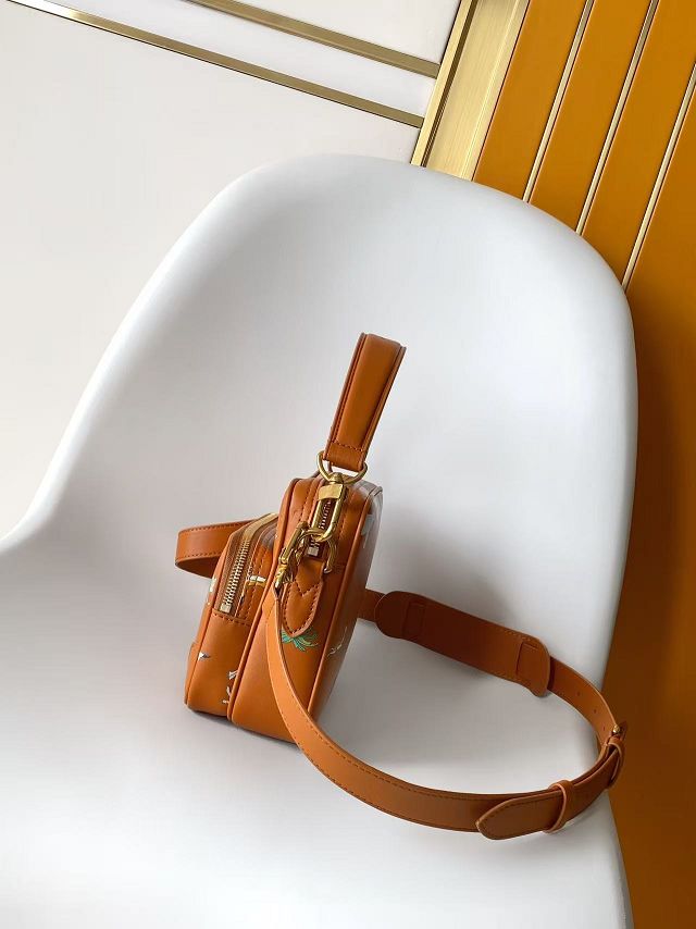Louis vuitton original calfskin nil city bag GM M27993 brown