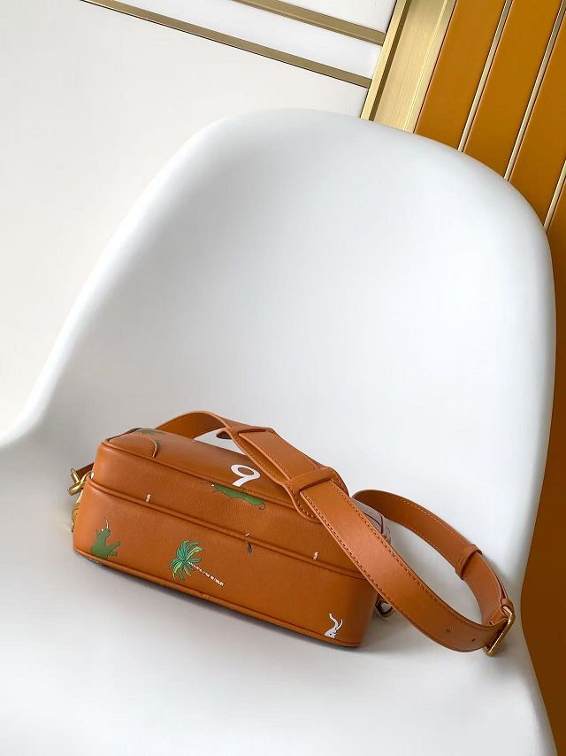 Louis vuitton original calfskin nil city bag GM M27993 brown