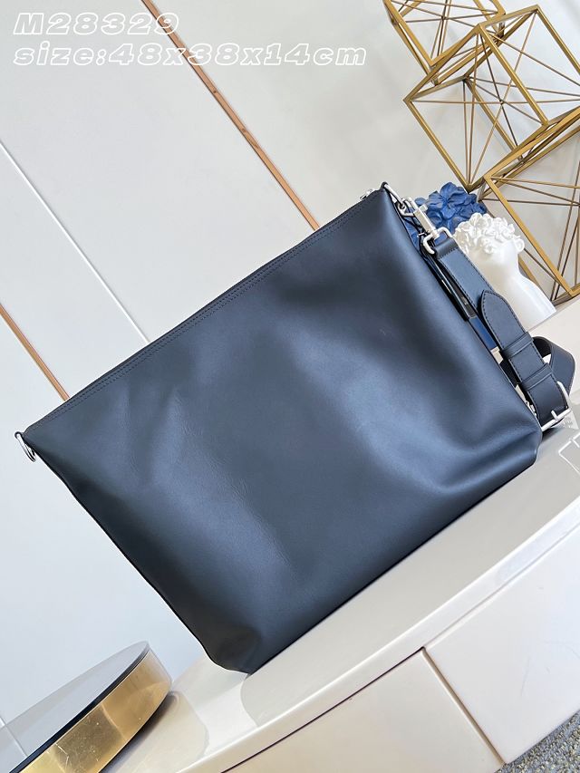Louis vuitton original calfskin vagabond hobo bag M28392 black