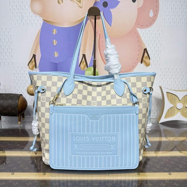 Louis vuitton original calfskin&canvas neverfull Inside out MM N40946