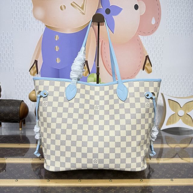 Louis vuitton original calfskin&canvas neverfull Inside out MM N40946