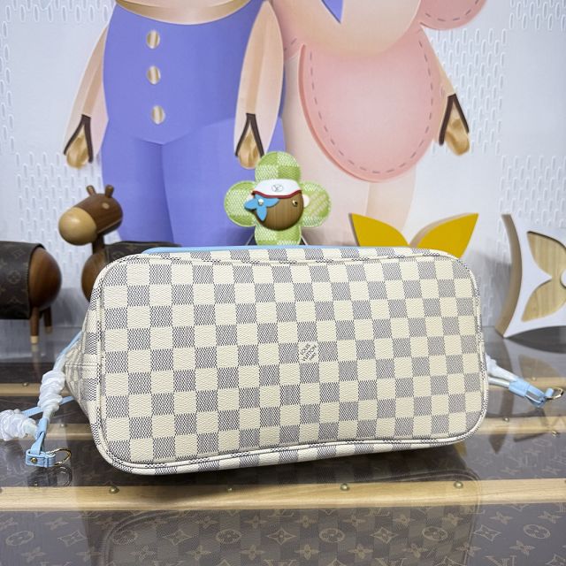 Louis vuitton original calfskin&canvas neverfull Inside out MM N40946