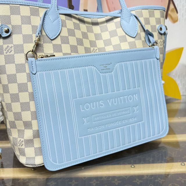Louis vuitton original calfskin&canvas neverfull Inside out MM N40946