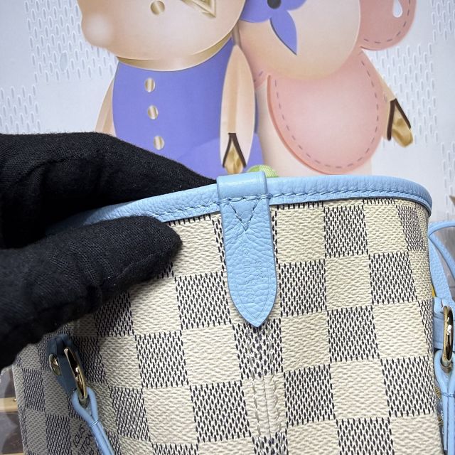 Louis vuitton original calfskin&canvas neverfull Inside out MM N40946