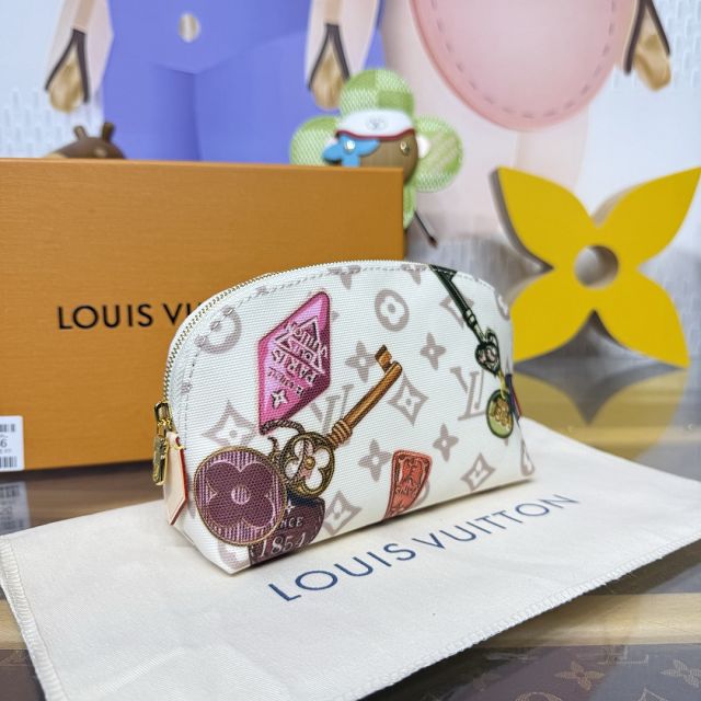 Louis vuitton original coated canvas pochette cosmetique M28956