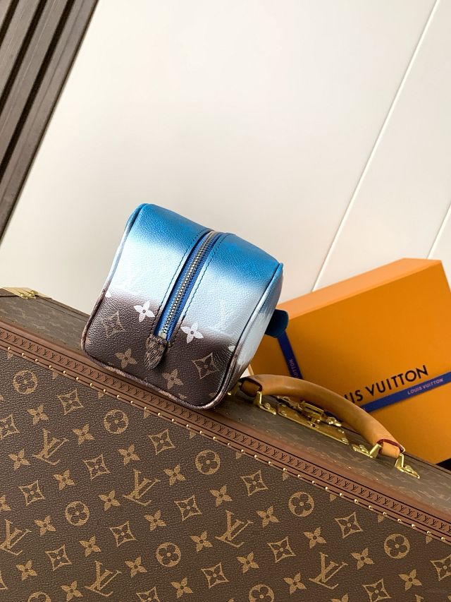 Louis vuitton original monogram canvas locker dopp kit M28228