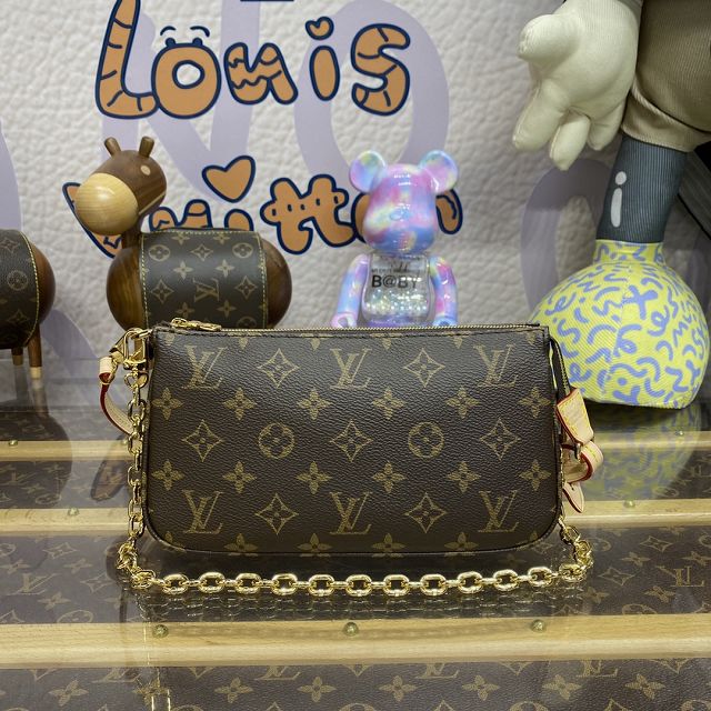 Louis vuitton original monogram canvas pochette accessoires M82766