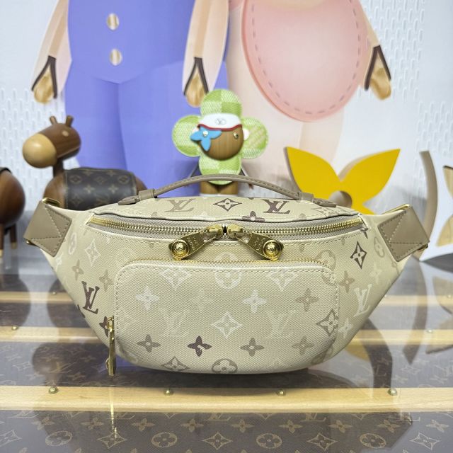 Louis vuitton original monogram canvas rush bumbag M29274 sand beige
