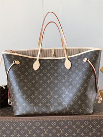 New Louis vuitton original monogram canvas neverfull gm M46978 beige