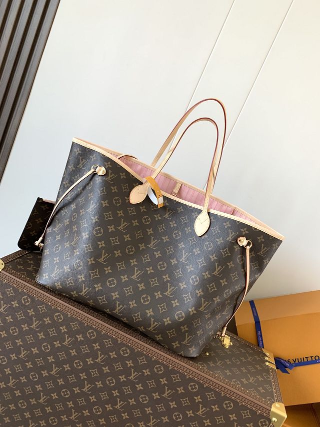 New Louis vuitton original monogram canvas neverfull gm M46978 pink