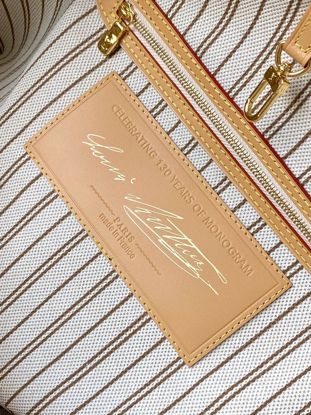 Louis vuitton original monogram canvas neverfull MM M27521 dune