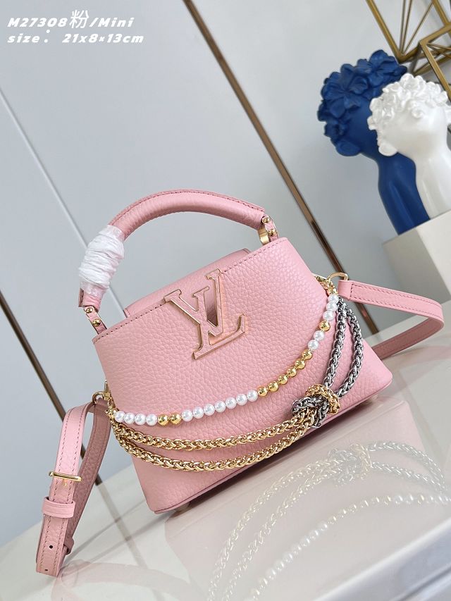 Louis vuitton original calfskin capucines BB M15117