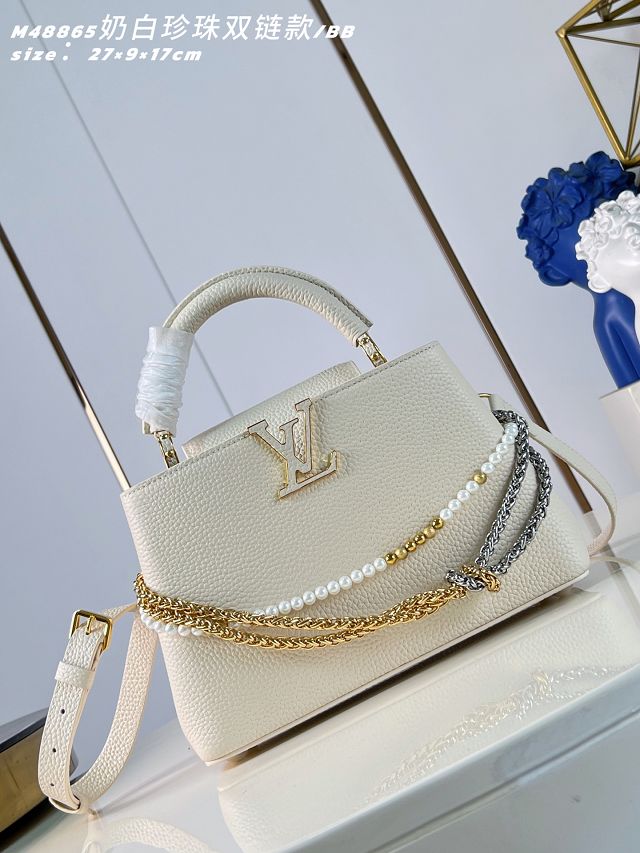 Louis vuitton original calfskin capucines BB M28197