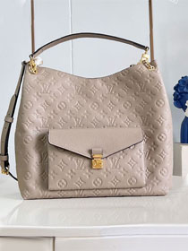 Louis vuitton original calfskin hobo metis M27937 tourterelle