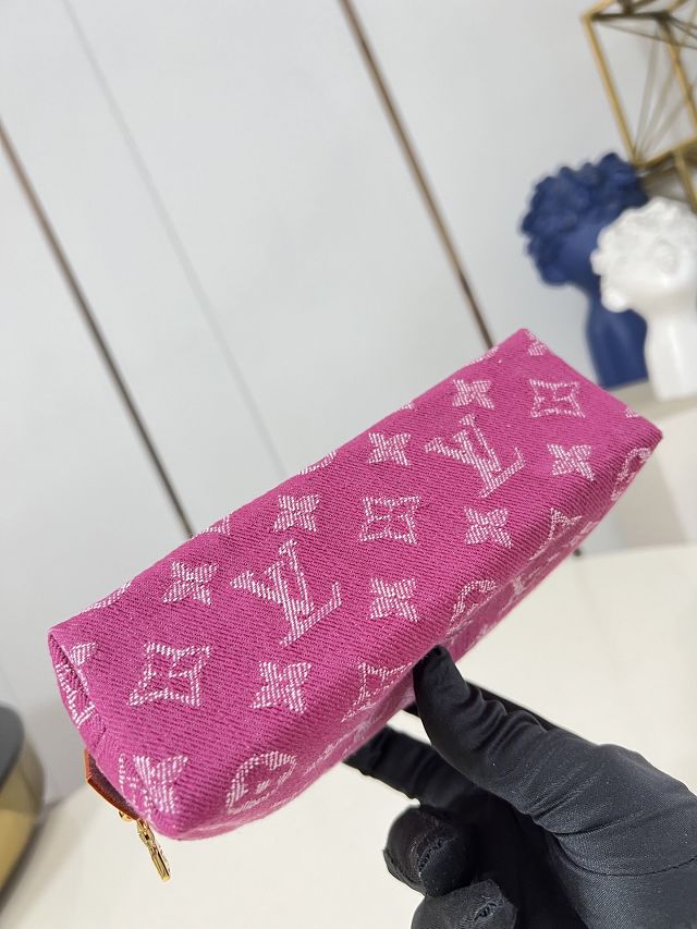 Louis vuitton original denim pochette cosmetique M28050