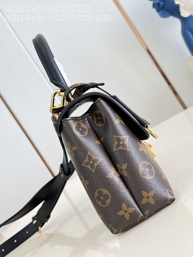 Louis vuitton original calfskin&canvas nmadeleine BB M27511 black