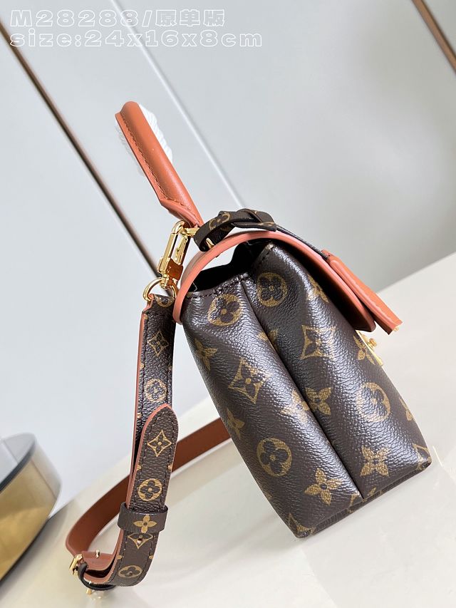 Louis vuitton original calfskin&canvas nmadeleine BB M28288 brown