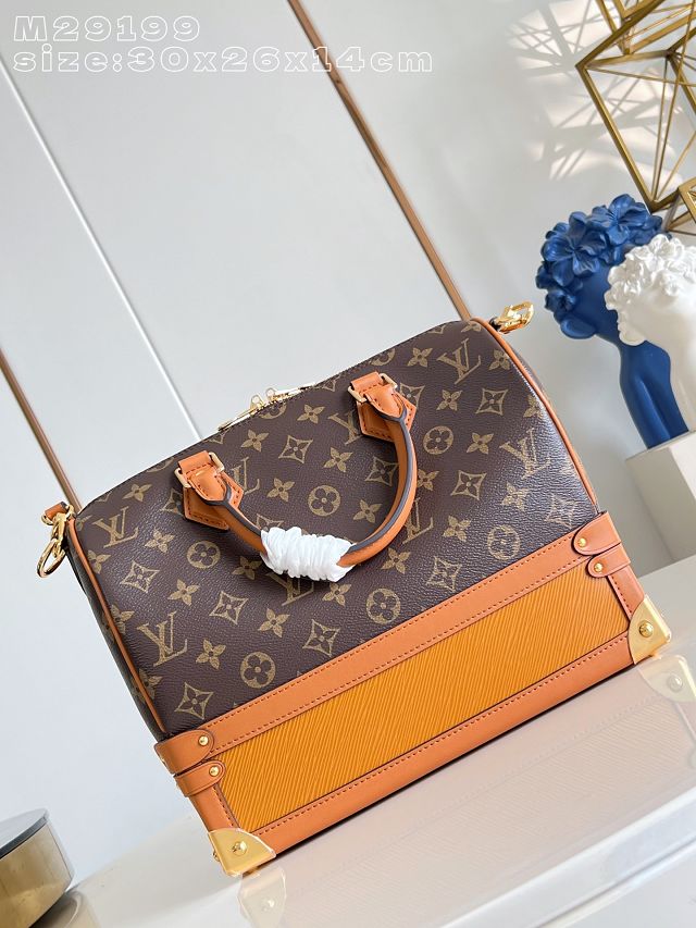 Louis vuitton original monogram canvas speedy 30 trunk M29199