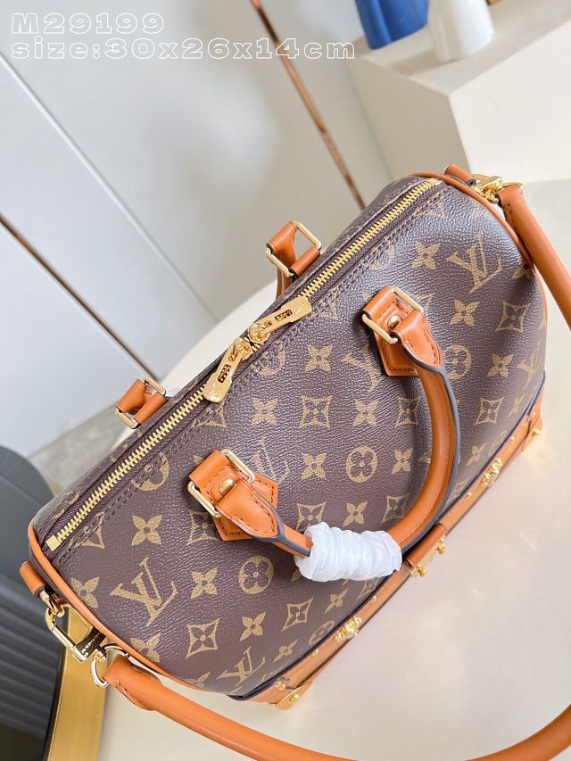 Louis vuitton original monogram canvas speedy 30 trunk M29199