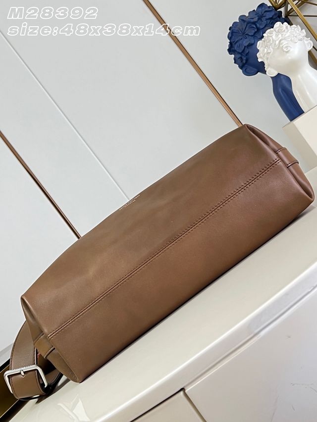 Louis vuitton original calfskin vagabond hobo bag M28392 brown