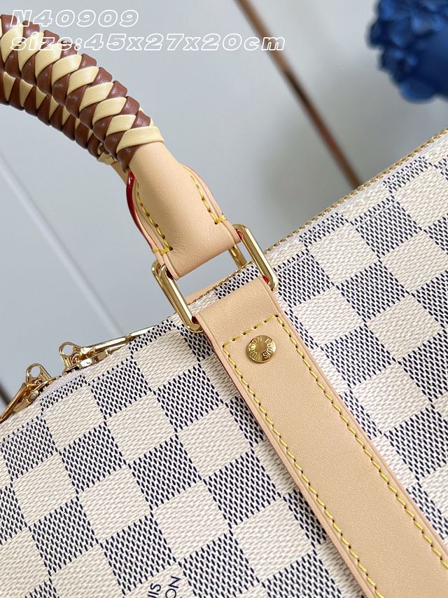 Louis vuitton original damier azur keepall 45 N40909