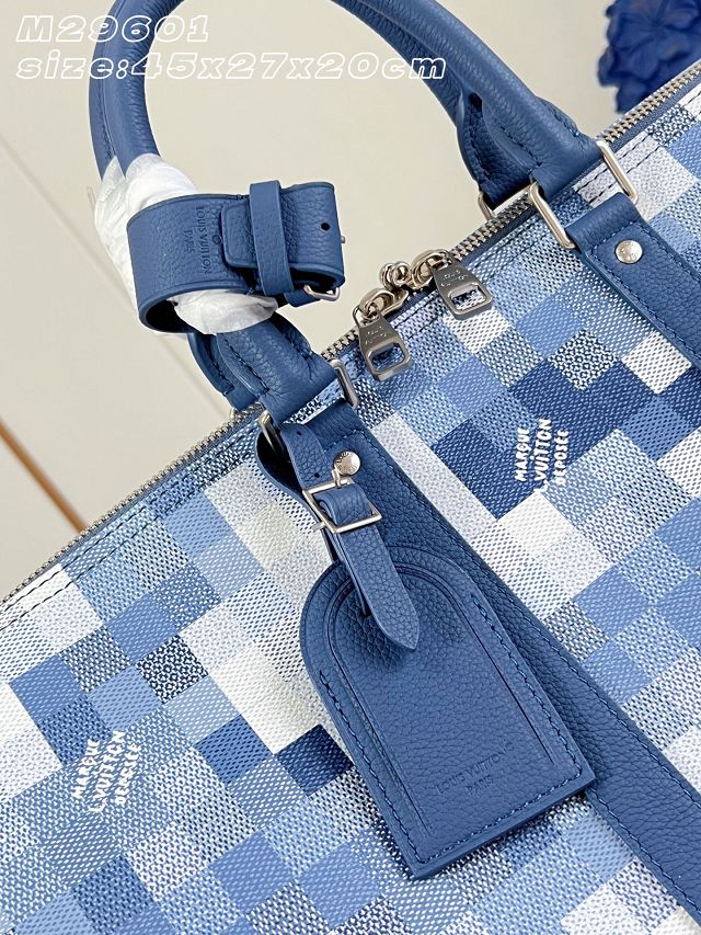 Louis vuitton original denim keepall 50 M14957 blue