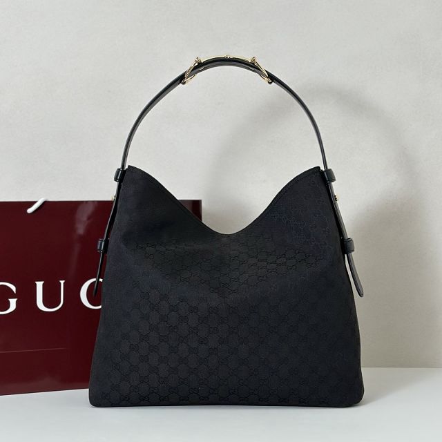 GG original canvas beatrix large tote bag 850546 black