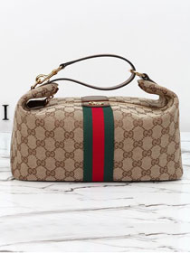GG original canvas vanity medium top handle bag 857799