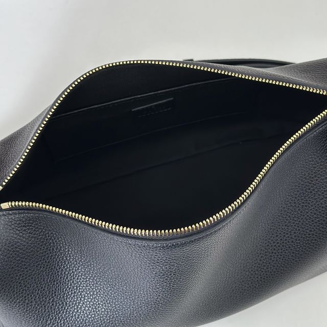 GG original calfskin half horsebit medium bag 860787 black