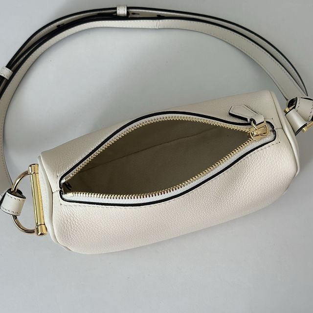 GG original calfskin half horsebit mini bag 860784 white