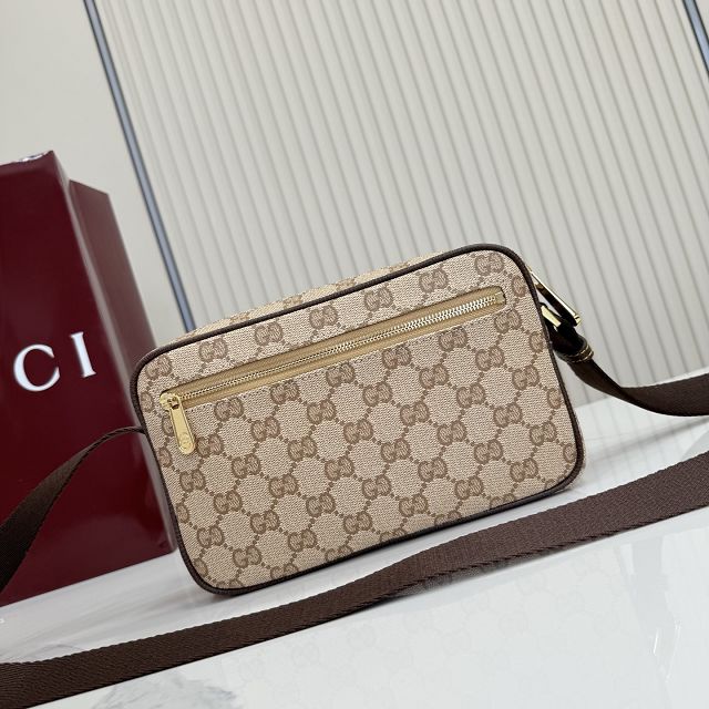 GG original canvas mini bag with web 876391 brown