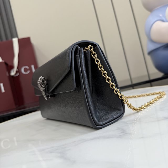 GG original calfskin dionysus small shoulder bag 876531 black