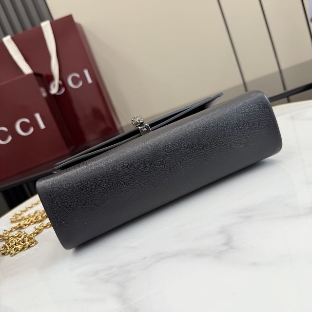 GG original calfskin dionysus small shoulder bag 876531 black
