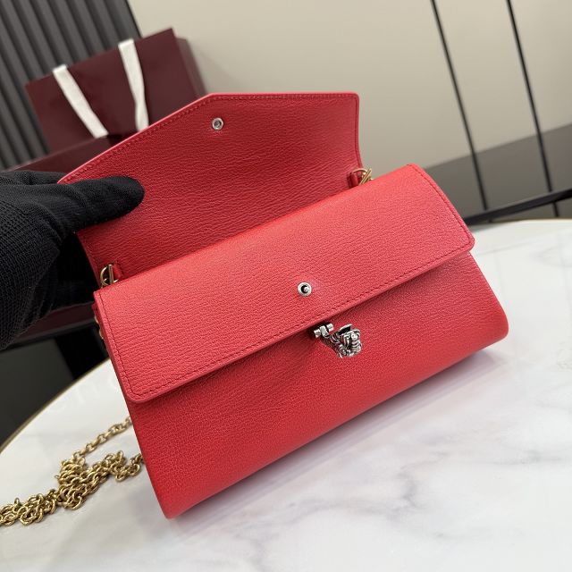 GG original calfskin dionysus small shoulder bag 876531 red