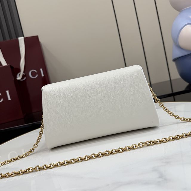 GG original calfskin dionysus small shoulder bag 876531 white