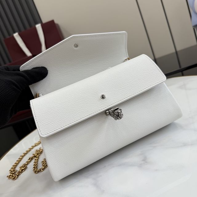 GG original calfskin dionysus small shoulder bag 876531 white