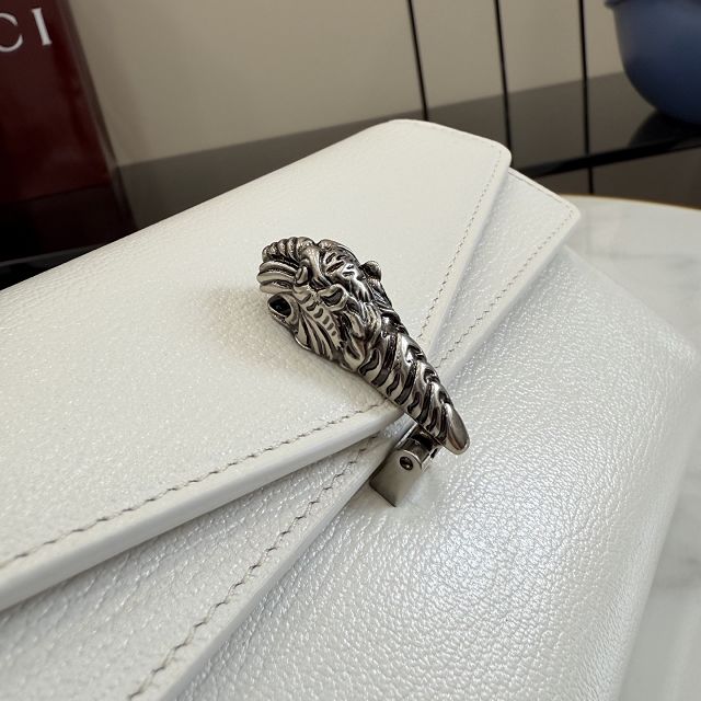GG original calfskin dionysus small shoulder bag 876531 white