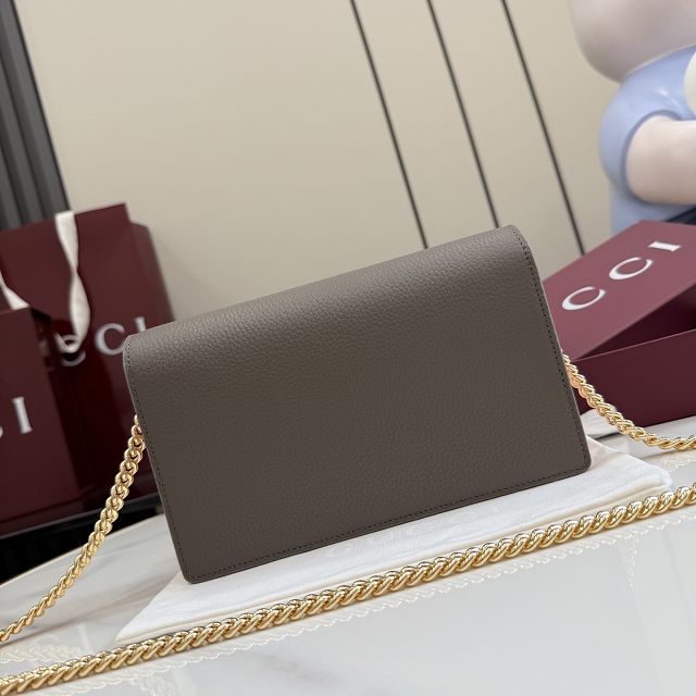 GG original calfskin marmont wallet on chain 497985 