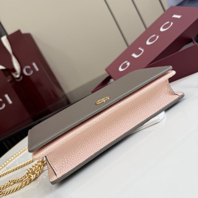 GG original calfskin marmont wallet on chain 497985 