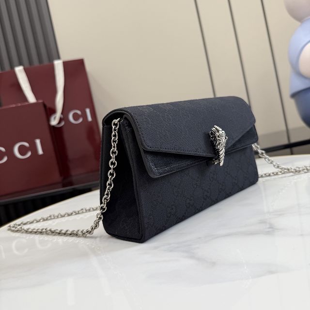 GG original canvas dionysus small shoulder bag 876531 black