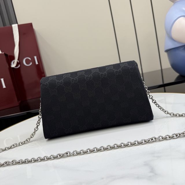 GG original canvas dionysus small shoulder bag 876531 black