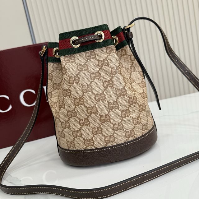 GG original canvas venice mini bucket bag 876060 sand