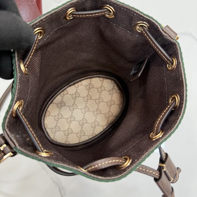 GG original canvas venice mini bucket bag 876060 sand