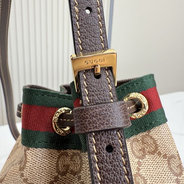 GG original canvas venice mini bucket bag 876060 sand