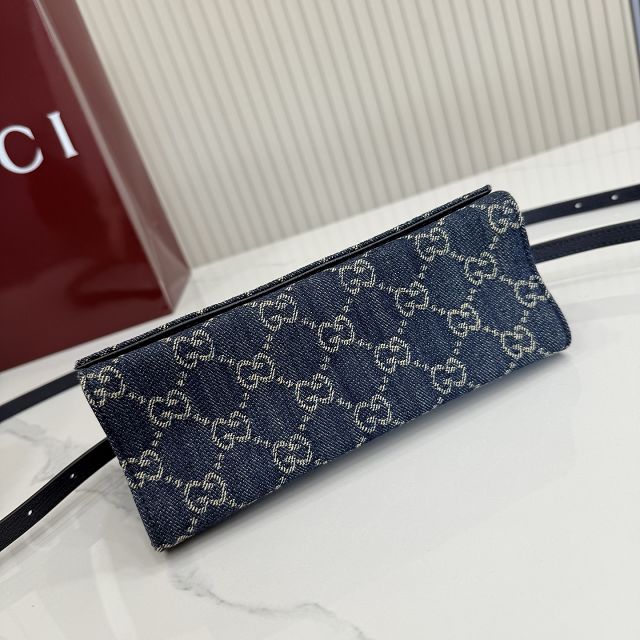 GG original denim small pouch A002KG blue